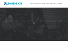 Tablet Screenshot of dimension-networks.ie